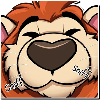 Sticker 👃 Micks the lion