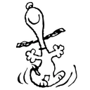 Telegram sticker 💃 Snoopy's Moods