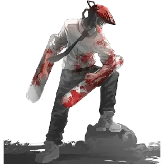 Telegram sticker 😈 Denji Chainsaw Man @Anak_kucing_stiker