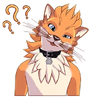 Телеграм стикер ❓ Caramel)