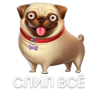 Telegram sticker 🐶 🎰 казино 👉🏻 @casino_01 ➡️ @Ctikerubot