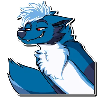 Telegram sticker 😏 Clicky Coyote