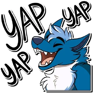Telegram sticker 🔊 Clicky Coyote
