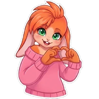 Telegram sticker ❤ Dobbit