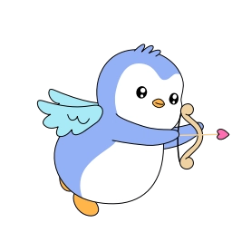 Sticker 💘 Pengu collection @TgEmodziBot