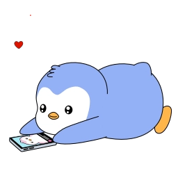 Sticker ❤️‍🔥 Pengu collection @TgEmodziBot