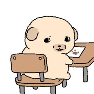 Telegram stiker ⭐ 눌어붙은 누덩이 3 @moe_sticker_bot