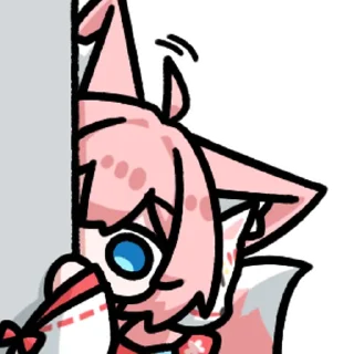 Video sticker 👀 长门狐狐 @zhaxia_cn