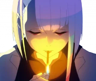 Video sticker 🚬 Cyberpunk Edgerunners @sticksani