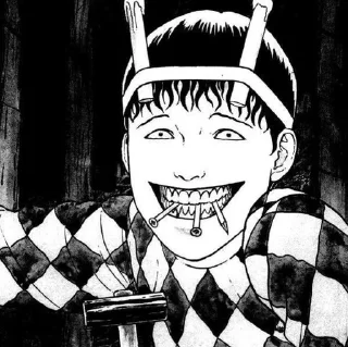 Telegram sticker 🌟 ༉‧₊˚.Junji Ito :: @fStikBot