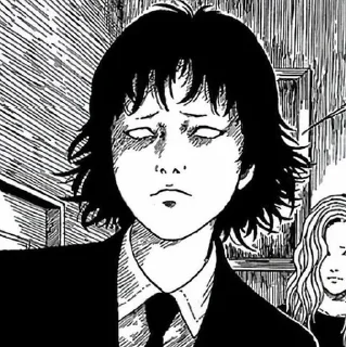 Telegram sticker 🌟 ༉‧₊˚.Junji Ito :: @fStikBot