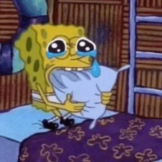 Telegram sticker 😭 ˢᵖᵒⁿᵍᵉ ᵇᵒᵇ ᵇʸ @ackermandasbitch