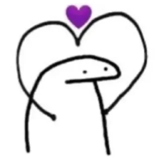 Телеграм стикер ❤️ K-gulă