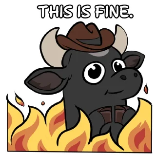 Video sticker 🔥 Cow Gary - Calfurry
