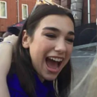 Video sticker 😦 Dua Lipa Reacts by @DUALIPABR