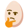 Sticker 🤔 egg - @itsheeshit