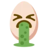 Sticker 🤮 egg - @itsheeshit