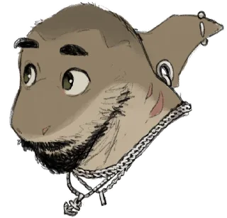 Telegram sticker 👀 ShockJaws