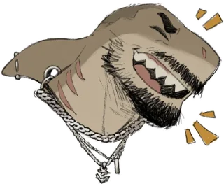 Telegram sticker 😆 ShockJaws