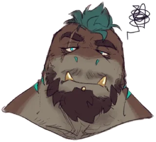 Telegram sticker 😪 ShockJaws