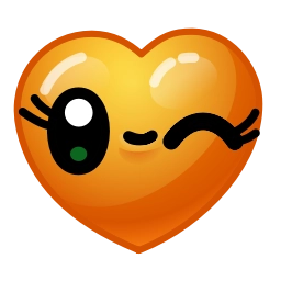 Телеграм стикер 🧡 Amoremoji Hearts 💕 @TgSticker