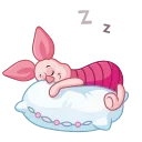 Telegram sticker 😴 Piglet
