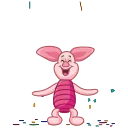Telegram sticker 🥳 Piglet