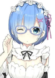 Telegram sticker 🥰 Re:Zero @StickersofAnime