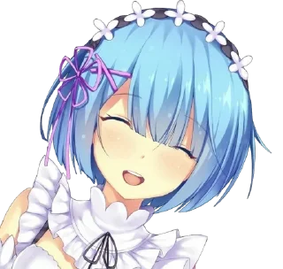 Telegram sticker 🥰 Re:Zero @StickersofAnime