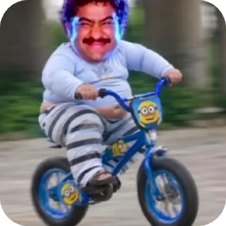 Telegram sticker 🚗 NTR memes by PATRICK