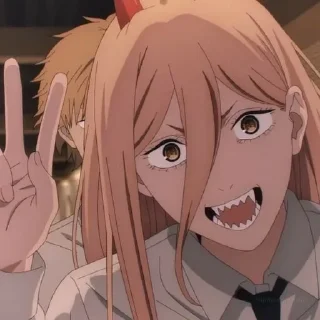 Sticker 😁 Человек бензопила @anime_sticks