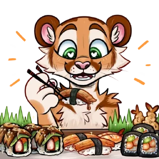 Telegram sticker 🍣 Tyla Cooke