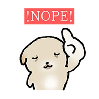 Telegram sticker ⭐ 작아요 감아지 @moe_sticker_bot