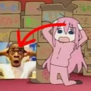 Telegram stiker ⭐️ Bocchi Sticker Pack by @UWUCHIHA420 • @sticbot