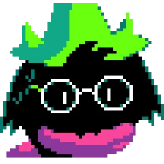 Telegram sticker 😓 Dark Ralsei Pack (part 2/2)