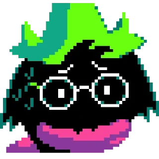 Telegram sticker 😓 Dark Ralsei Pack (part 2/2)