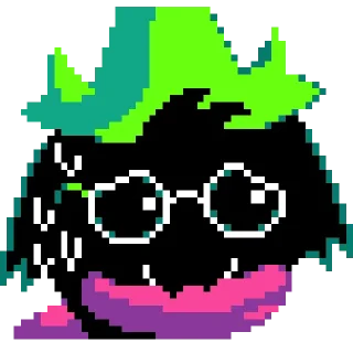 Telegram sticker 😅 Dark Ralsei Pack (part 2/2)
