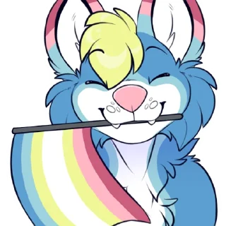 Telegram sticker 🏳️‍🌈 Lucas!