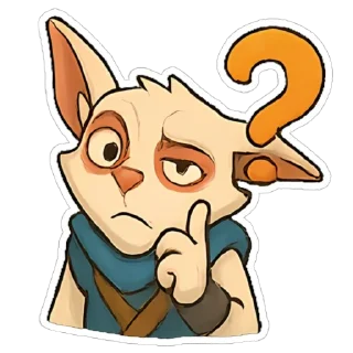 Telegram stiker 🤔 MEEPO | @Milaha_Nataha