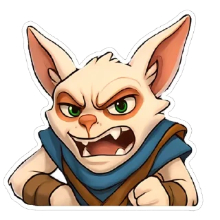 Telegram stiker 😠 MEEPO | @Milaha_Nataha