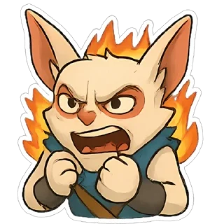 Telegram stiker 😡 MEEPO | @Milaha_Nataha