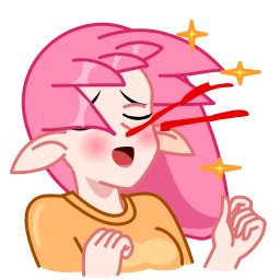 Telegram sticker 🤩 जिसने ये स्टीकर ऐड किया उसकी माँ ओले की माँ है ❤️❤