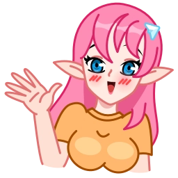 Telegram sticker 👋 जिसने ये स्टीकर ऐड किया उसकी माँ ओले की माँ है ❤️❤