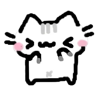 Telegram sticker ✨ ⎯͟͟  𝅄 𝖪𝗂𝗍𝗍𝖾𝗇 ֗⬦ @TenebrisLuna ⋆