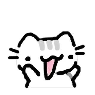 Telegram sticker ✨ ⎯͟͟  𝅄 𝖪𝗂𝗍𝗍𝖾𝗇 ֗⬦ @TenebrisLuna ⋆