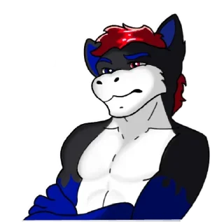 Telegram sticker 🤨 Dest Dragon/Wolf