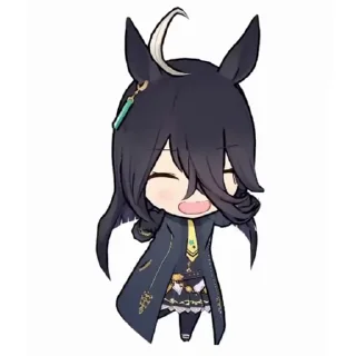 Video sticker ☺️ Manhattan Cafe @umamusume_stickers