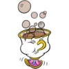 Sticker 🫖 Красавица и чудовище @Faittereya