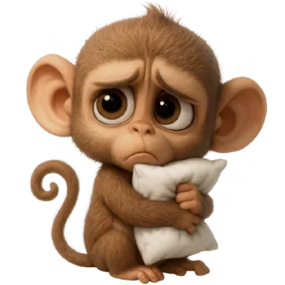 Telegram sticker 🥺 Обезьянка @Nyasticks