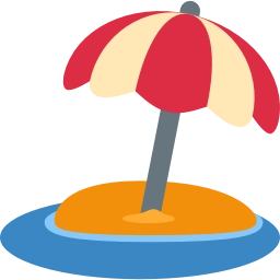 Sticker 🏖️ Twemoji Travel @HiEmoji